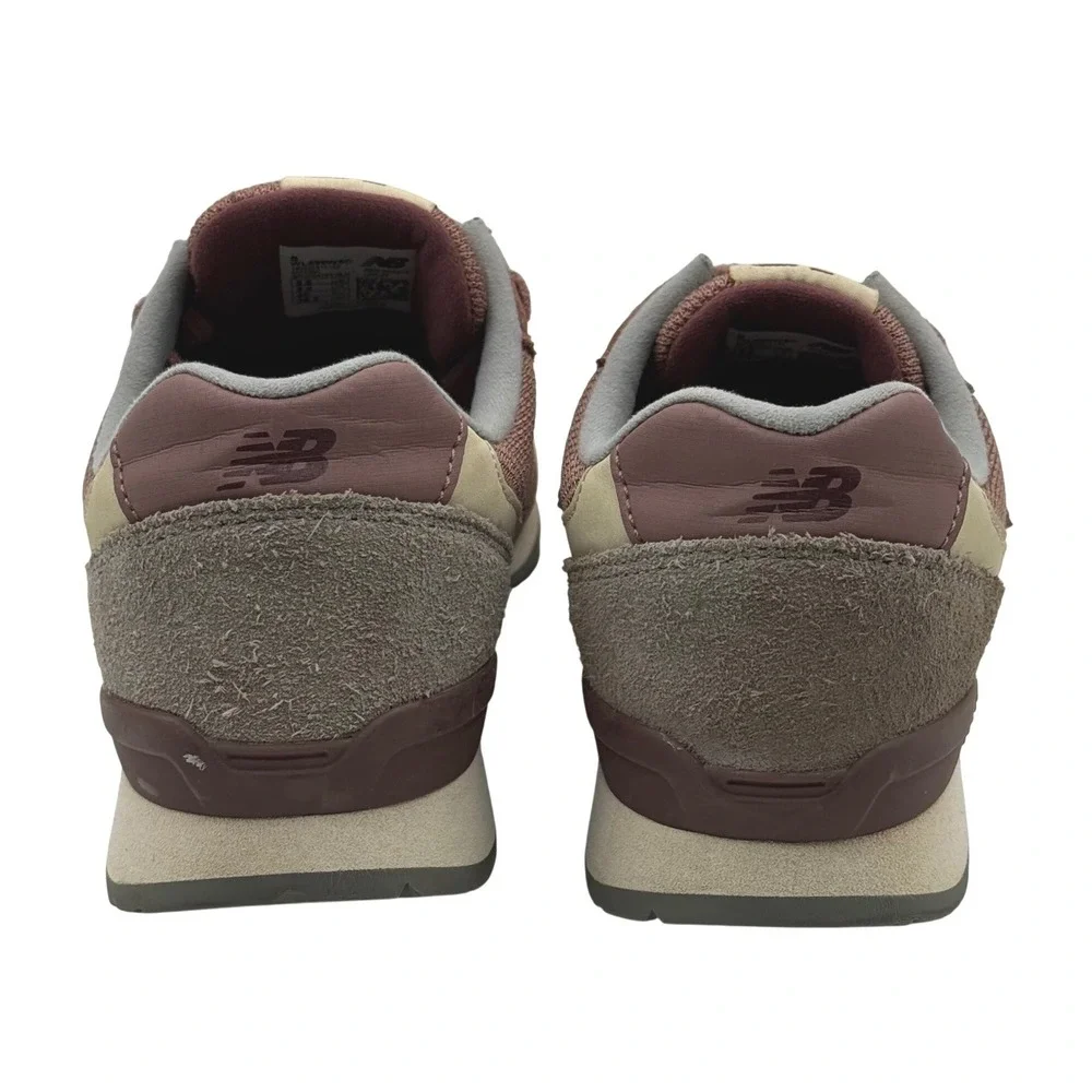 New Balance 696‎ Womens Burgundy Mauve Suede Mesh Sneakers WL696WSC Size 8.5